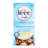 Veet Easy Grip Ready-to-Use Wax Strips – 20 Strips