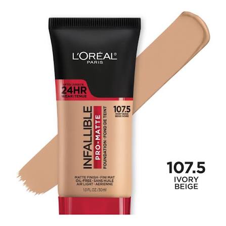 L’Oréal Infallible 24H Pro Matte Foundation 30ml