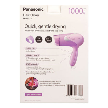 Panasonic 1000W Quick Gentle Hair Dryer EH-ND13 - Khayest