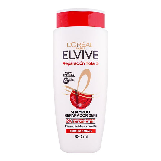 Loreal Elvive Total Repair 5 Shampoo For Damaged Hair 680ml