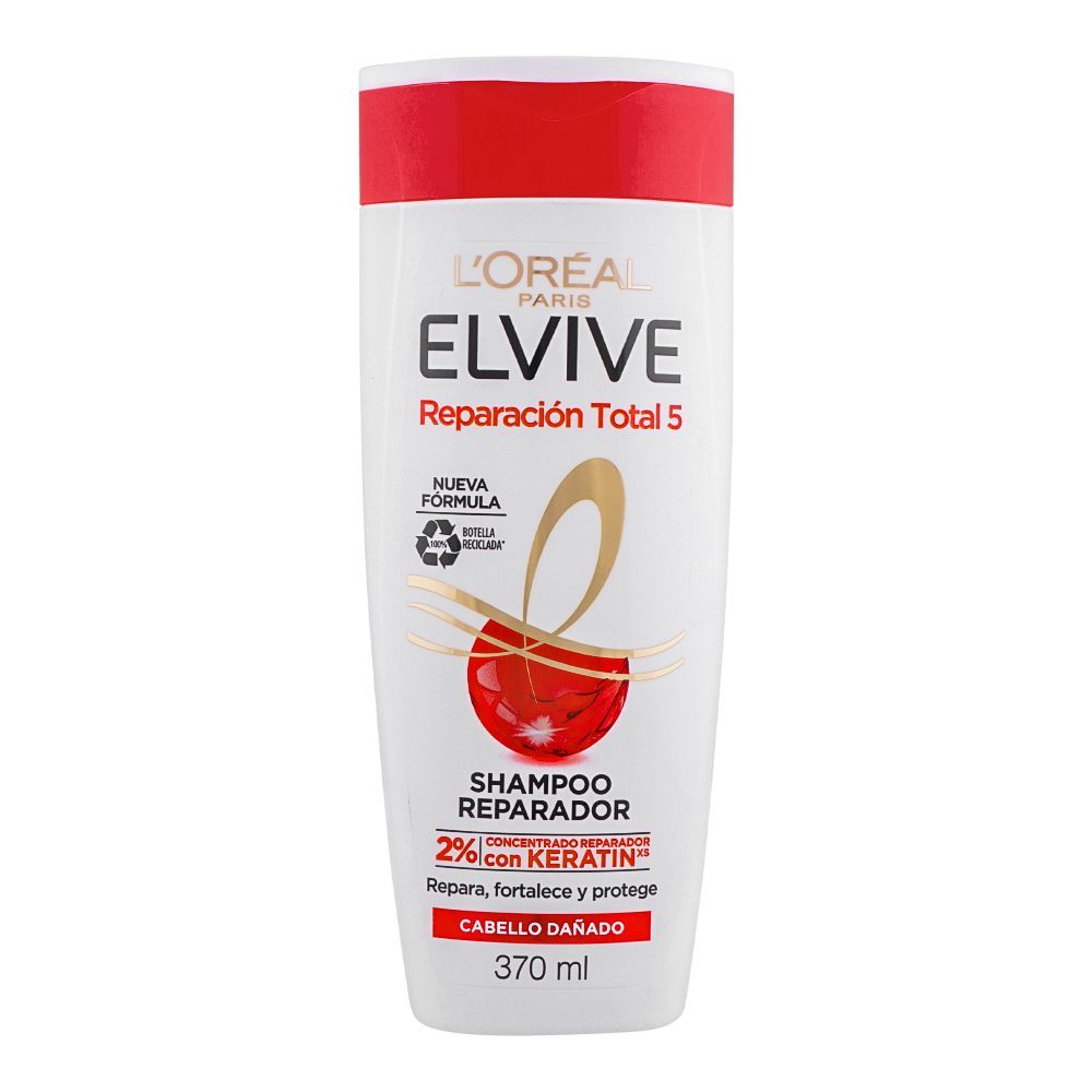 Loreal Elvive Total Repair 5 Shampoo For Damaged Hair 370ml