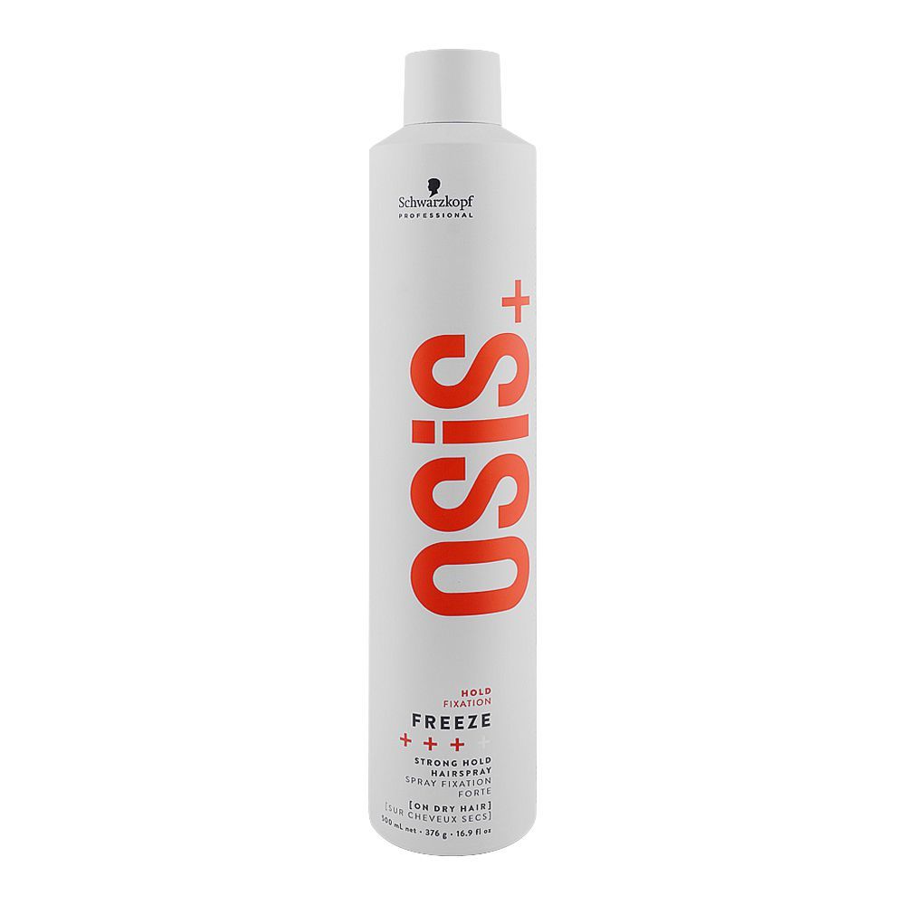 Schwarzkopf Osis+ Freeze Hold Fixation Strong Hold Hair Spray  500ml - Khayest