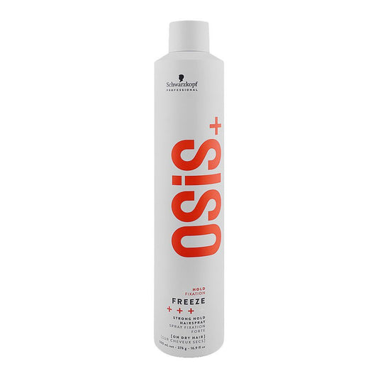 Schwarzkopf Osis+ Freeze Hold Fixation Strong Hold Hair Spray  500ml - Khayest