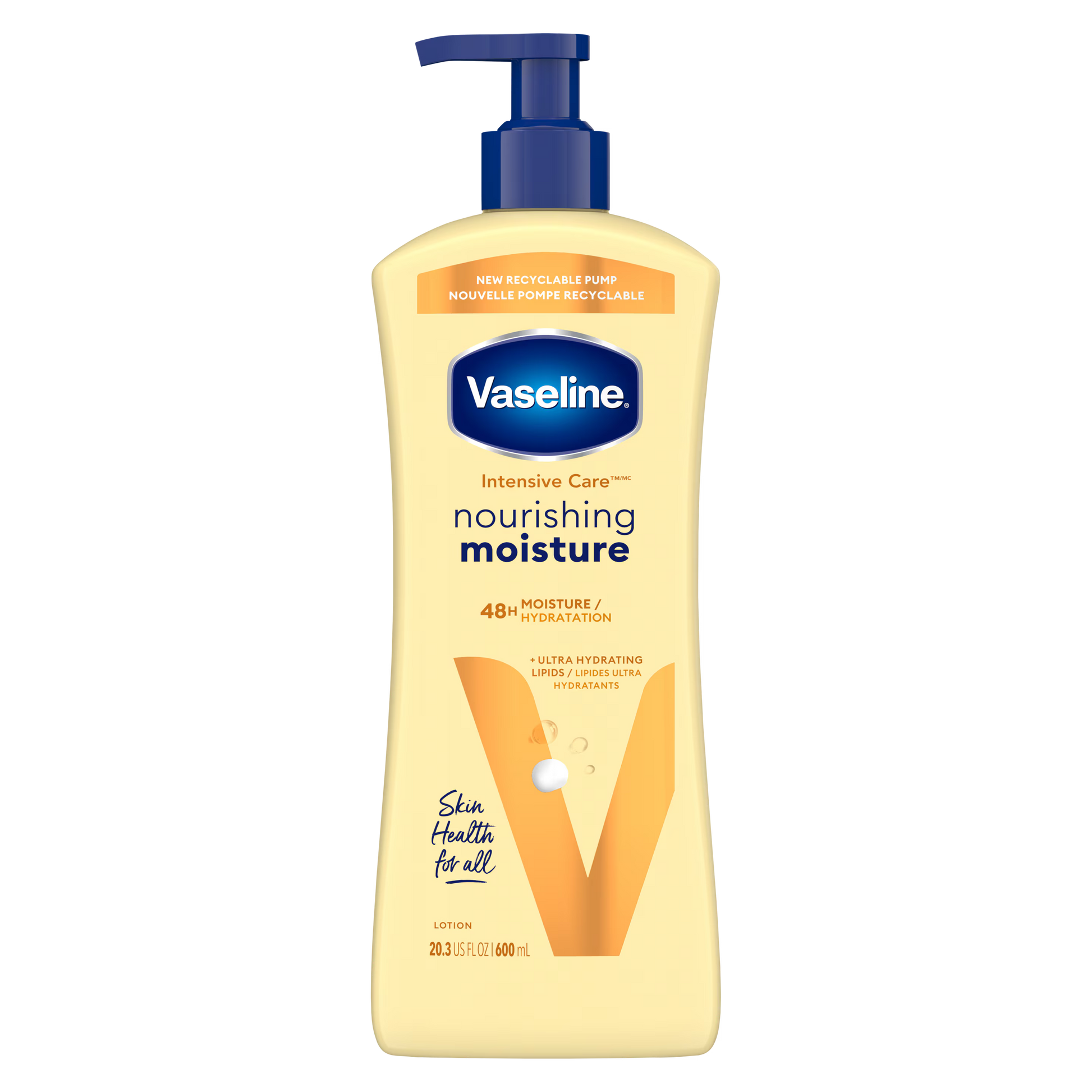 Vaseline Intensive Care Nourishing Moisture Body Lotion 600ml - Khayest