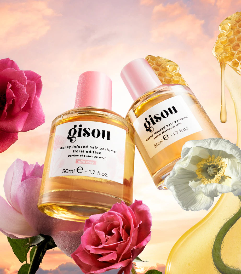 Gisou Honey Infused Hair Perfume Floral Edition Wild Rose 50ml - Khayest