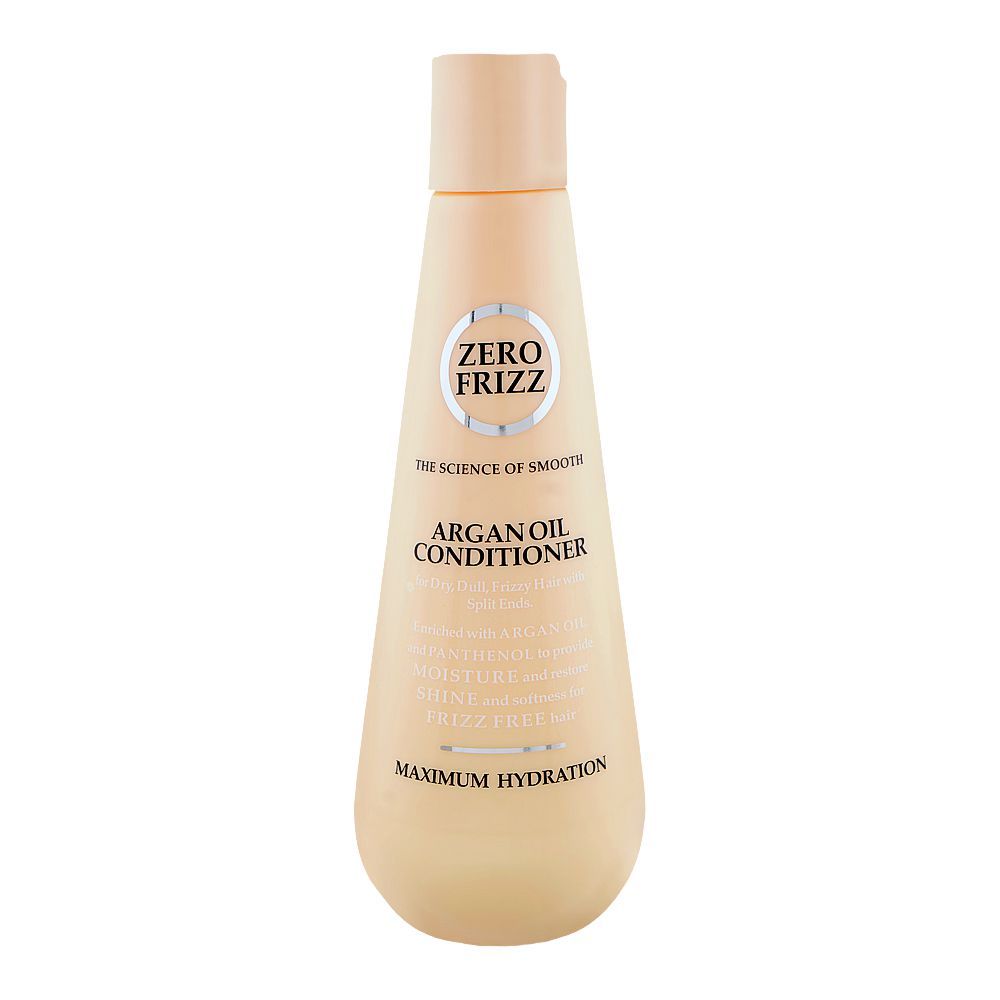 Zero Frizz The Science Of Smooth Argan Oil Hair Conditioner 355ml - Khayest