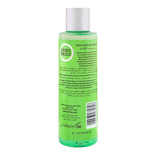 Zero Frizz The Science Of Smooth Avocado oil Hair serum 148Ml - Khayest