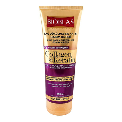 BioBlas Collagen & Keratin Anti-Hair Loss Conditioner 250ml