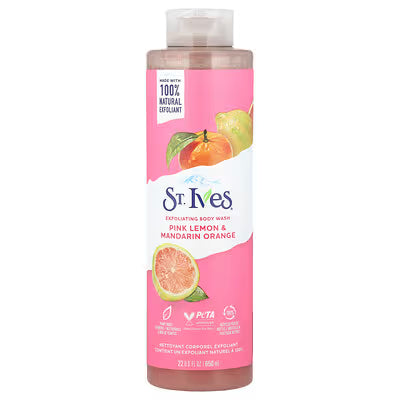 St. Ives Exfoliating Body Wash Pink Lemon & Mandarin Orange - Khayest