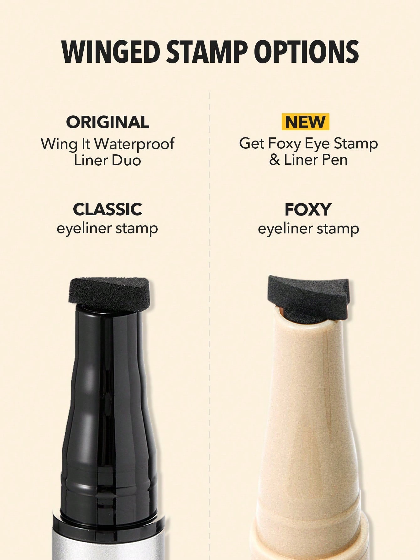 Sheglam Get Foxy Eye Stamp & Liner Pen – Black