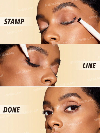 Sheglam Get Foxy Eye Stamp & Liner Pen – Black