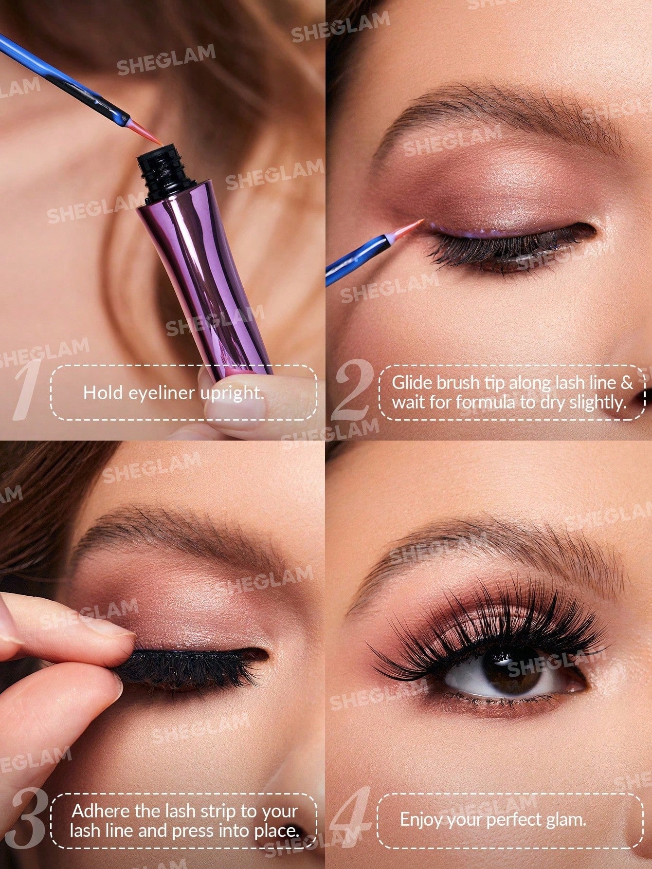 SHEGLAM All Eyes On You Eyelash Glue Liner – Transparent/Clear