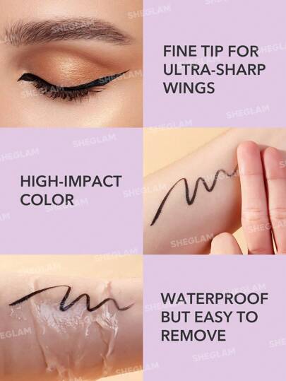 Sheglam Eternal Beauty Liquid Eyeliner – Black (0.5 ml)