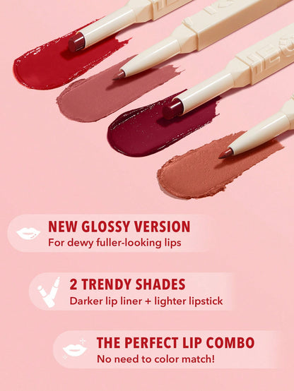 Sheglam Glam 101 Sheer Tinted Lipstick & Liner Duo