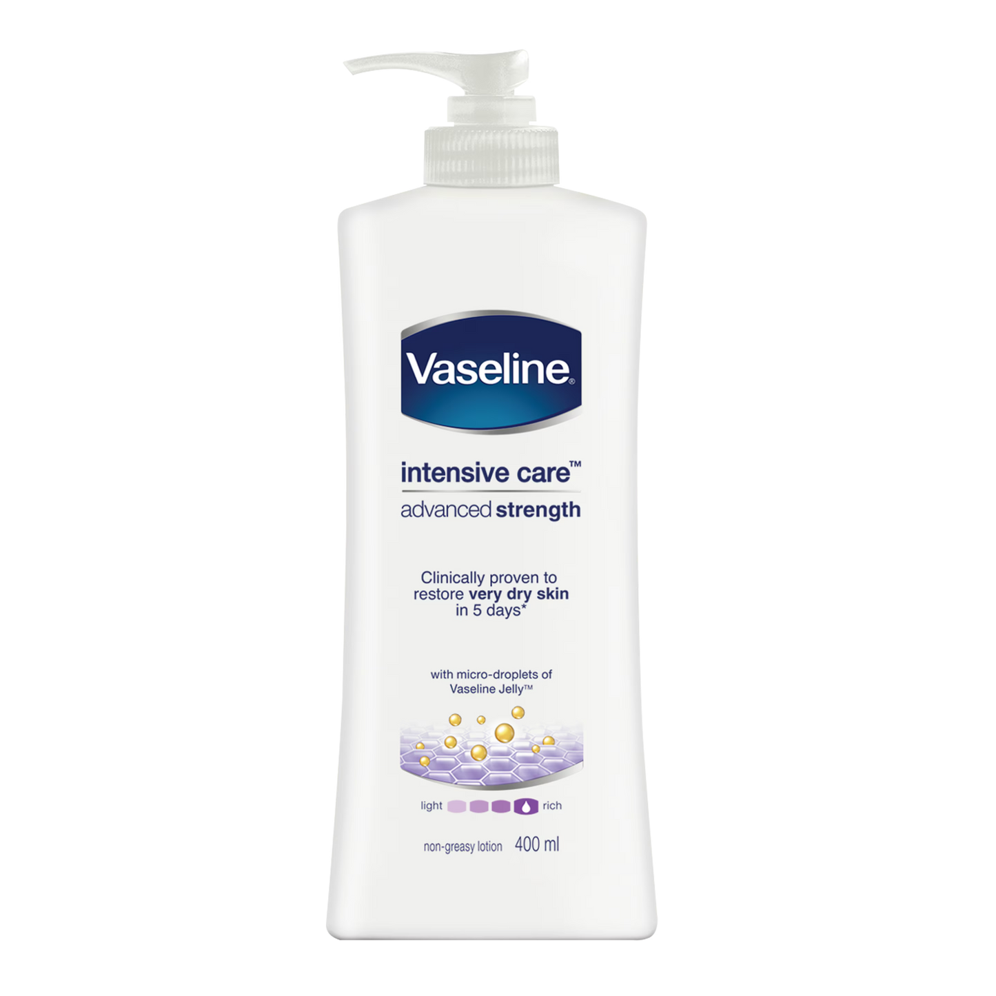 Vaseline Intensive Care Advanced Strength 400Ml - Khayest