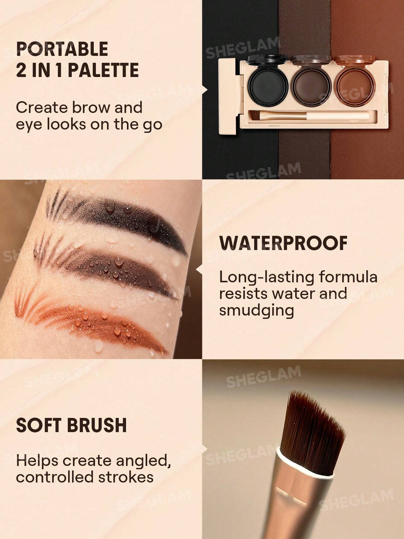 Sheglam streamline brow & eyeliner gel - Khayest