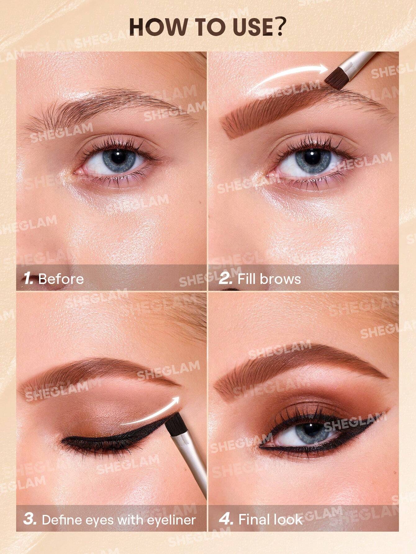 Sheglam streamline brow & eyeliner gel - Khayest