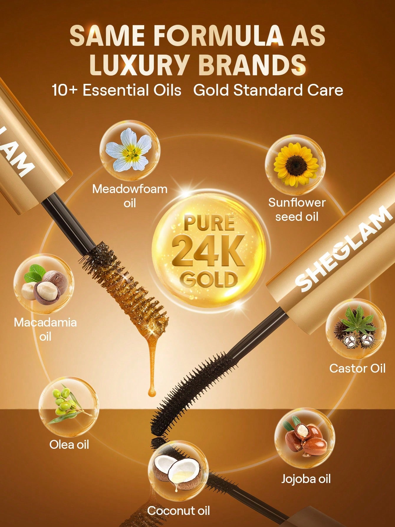 Sheglam All-In-One 24k Multi Effect Mascara