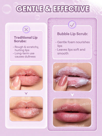 Sheglam Bubble Buff Lip Scrub Bubble Bath