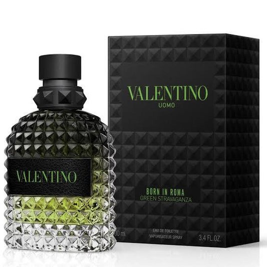 Valentino Uomo Born In Roma Green Stravaganza Eau de Toilette Spray 100ml - Khayest