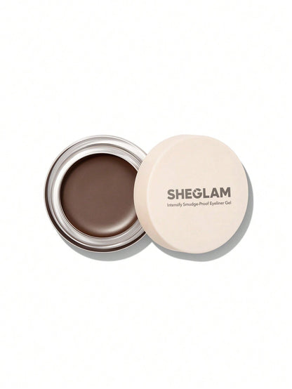 SHEGLAM Intensify Smudge‑Proof Eyeliner Gel – Brown