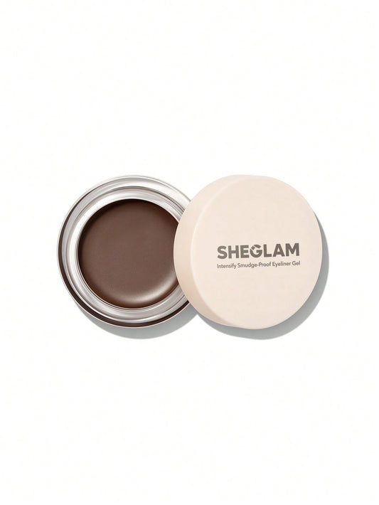 SHEGLAM Intensify Smudge‑Proof Eyeliner Gel – Brown