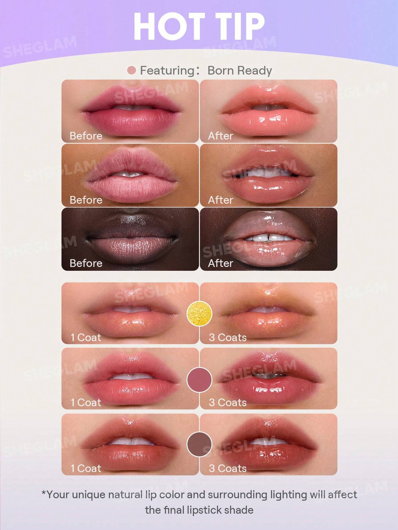 SHEGLAM Glass Lock Air Gloss