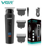 VGR V-937 Professional Electric Hair Trimmer Cordless Beard & Hair Clipper For Men