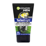Garnier Men Duo Foam Turbo Bright Anti Pollution & Spots Face Wash 100Ml