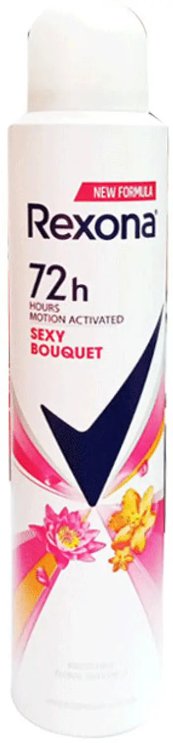 Rexona 72 Hour Sexy Bouquet Antiperspirant Deodorant Spray 200ml – MotionSense™ Long-Lasting Protection - Khayest
