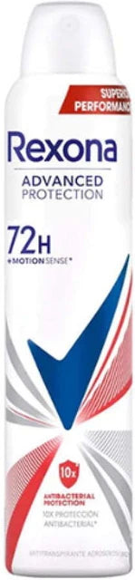 Rexona Antibacterial Protection Antiperspirant Deodorant Spray 200ml – 72H Sweat & Odor Protection - Khayest