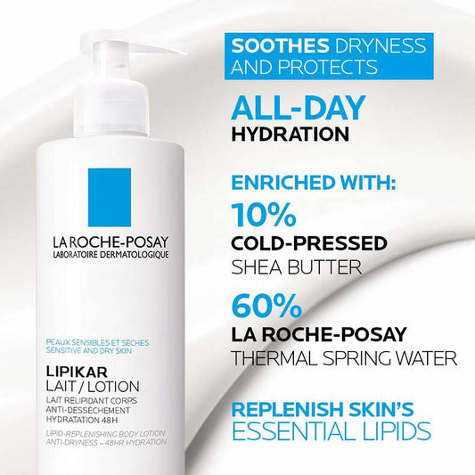 La Roche Posay Lipikar Daily Repair Moisturizing Lotion 400ml - Khayest