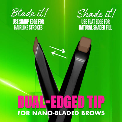 NYX Blade and Shade Nano Brow Pencil - Khayest