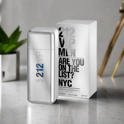 212 VIP Men Are You On The List by Carolina Herrera EDT Perfume For Men 100ml - Khayest