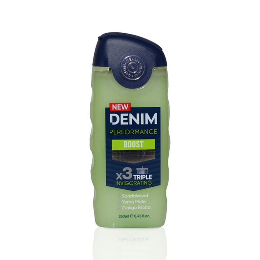 Denim Performance Boost Body & Face Wash 250ml