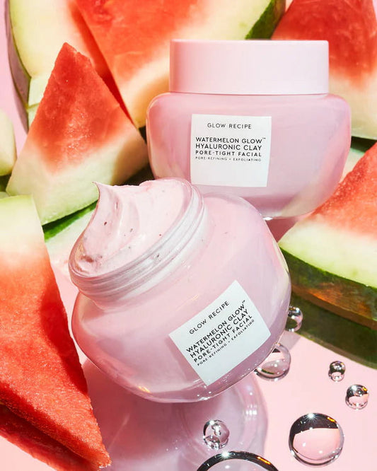 Glow Recipe Watermelon Glow Hyaluronic Clay Pore Tight Facial Mask 2.02 fl oz - Khayest