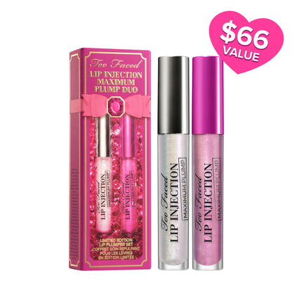 Too Faced Lip Injection Maximum Plump Lip Gloss Duo - Khayest