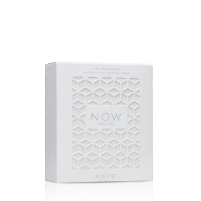 Rave Now White EDP Perfume for Men and Women 100ml Packaging - Khayest