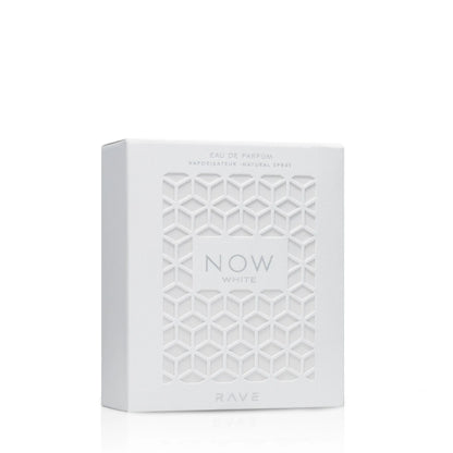 Rave Now White EDP Perfume for Men and Women 100ml Packaging - Khayest