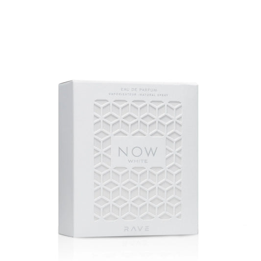 Rave Now White EDP Perfume for Men and Women 100ml Packaging - Khayest