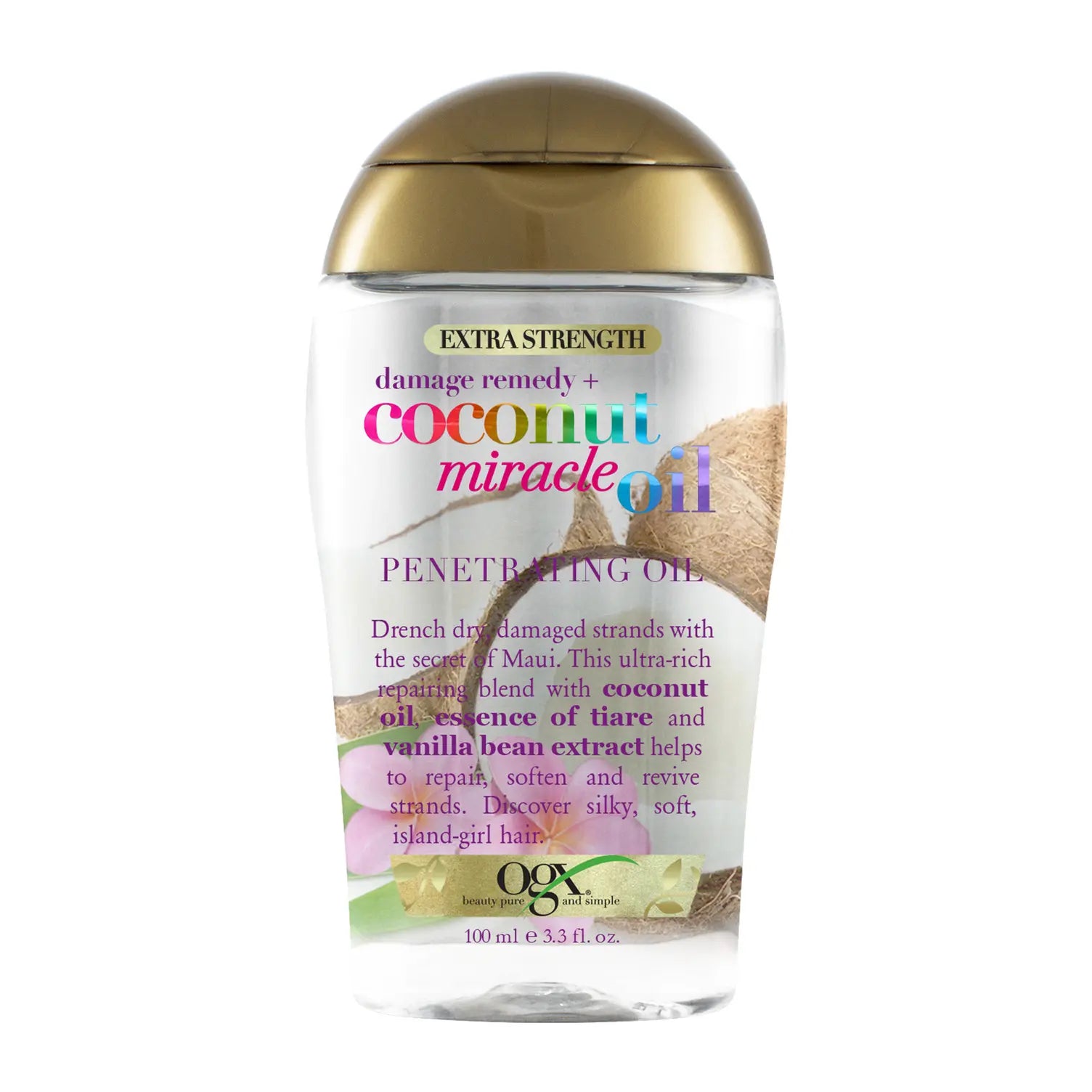 Extra Strength Coconut Miracle Oil by Ogx 100ml - Khayest