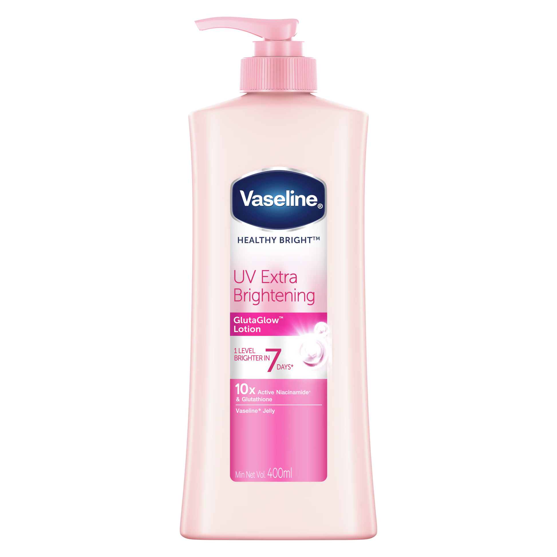 Vaseline Healthy Bright UV Extra Brightening Gluta Glow Lotion 400Ml - Khayest