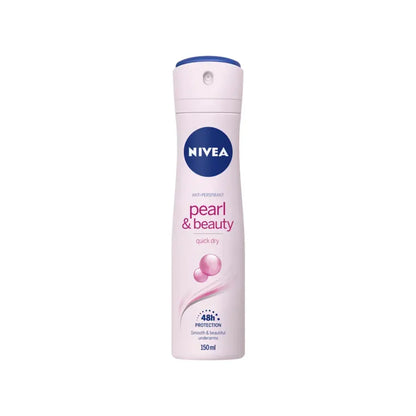 Nivea Pearl & Beauty Smooth and Beautiful Underarms Deodorant Spray 150ml - Khayest