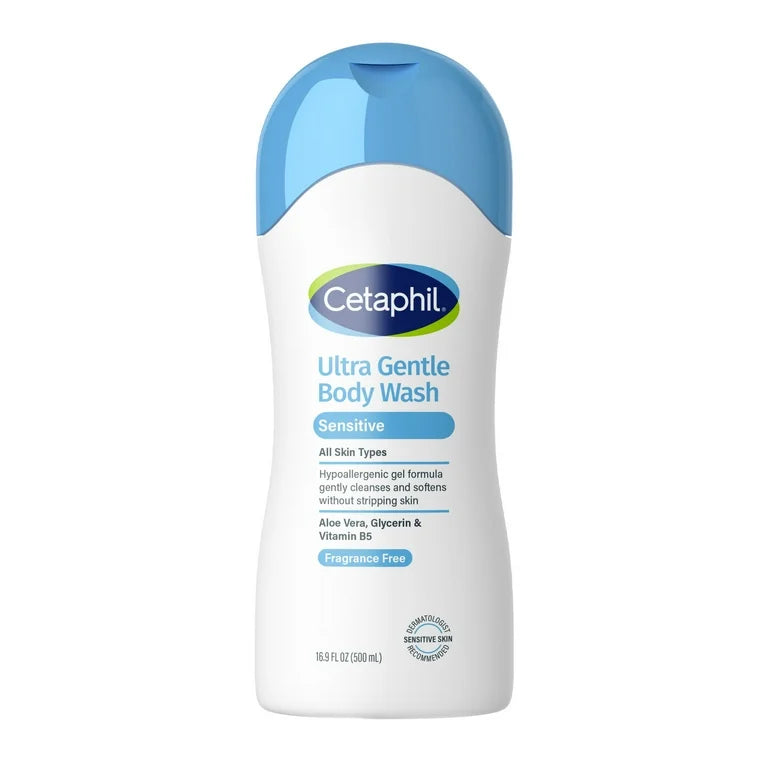 Cetaphil ultra Gentel Body Wash For All Skin Type 500Ml - Khayest