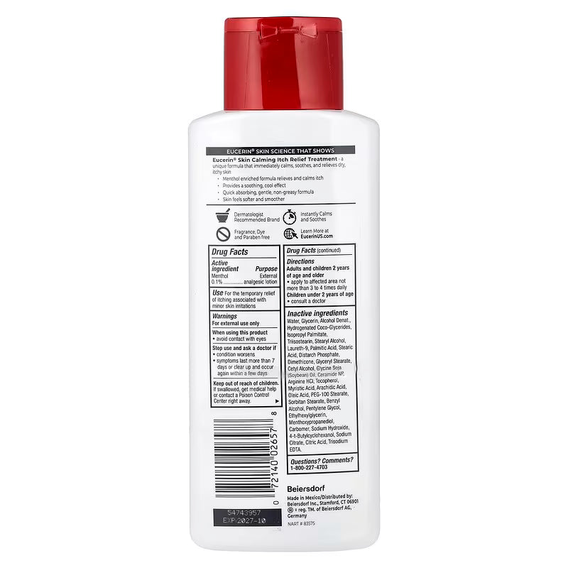 Eucerin Itch Relief Intensive Calming Lotion 250ml - Khayest