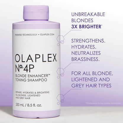 Olaplex No.4P Blonde Enhancer Tonning Shampoo 250ml - Khayest