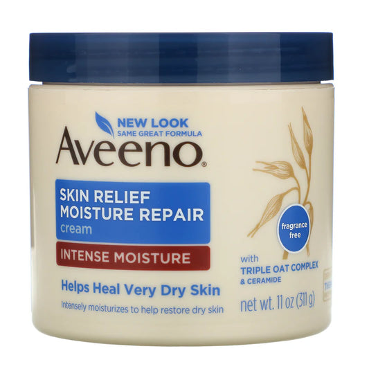 Aveeno Skin Relief Moisture Repair Cream 311g – Intense Hydration for Very Dry, Sensitive Skin