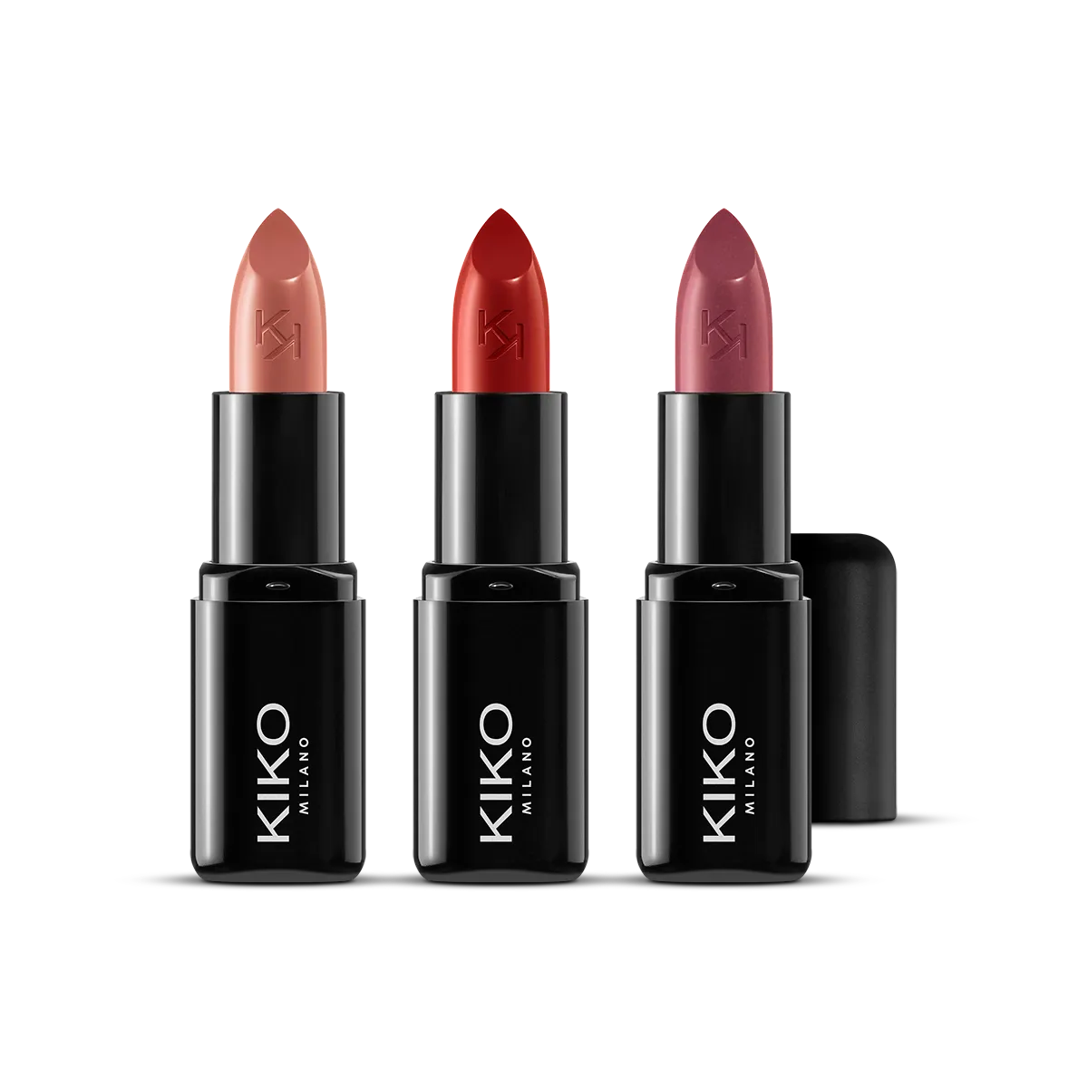 KIKO Milano Smart Fusion Lip Set 02  | 3 Creamy Radiant Lipsticks - Khayest