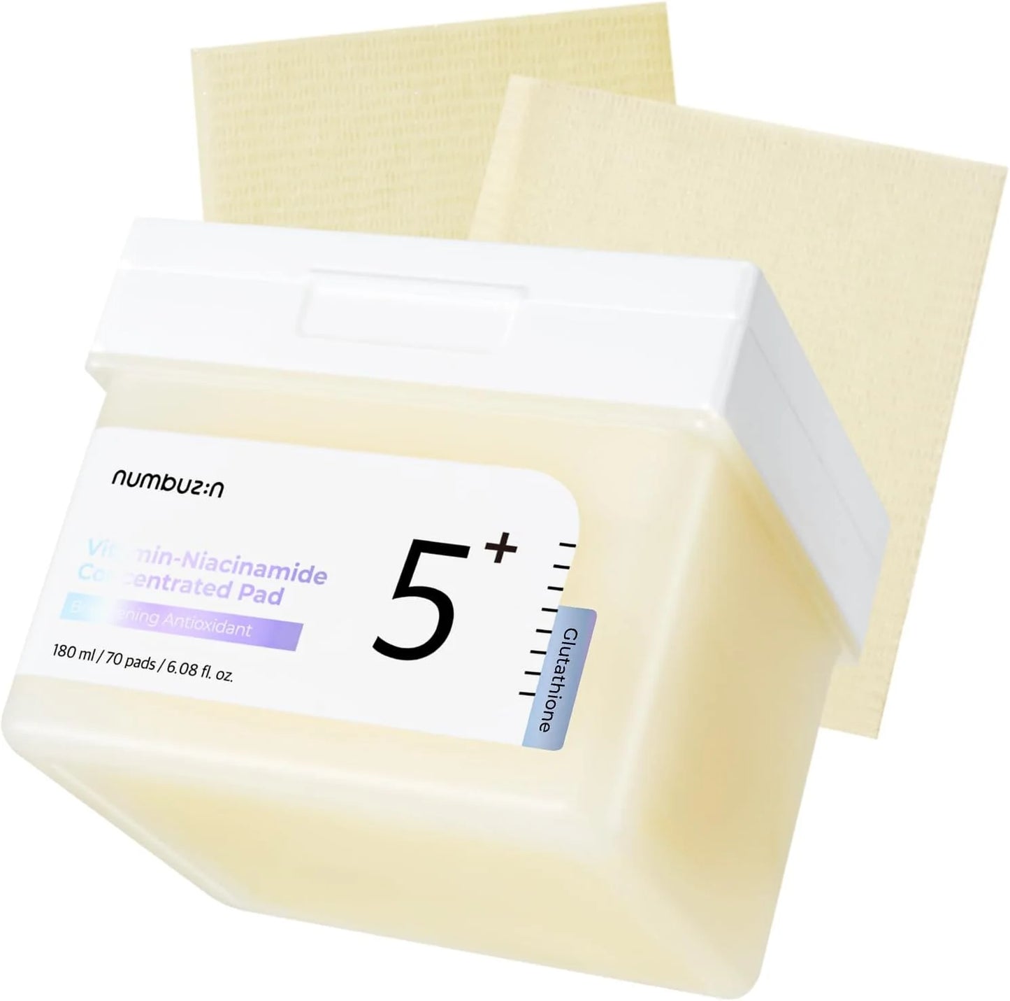 Numbuzin No.5+ Vitamin Niacinamide Concentrated Pad 180ml - Khayest