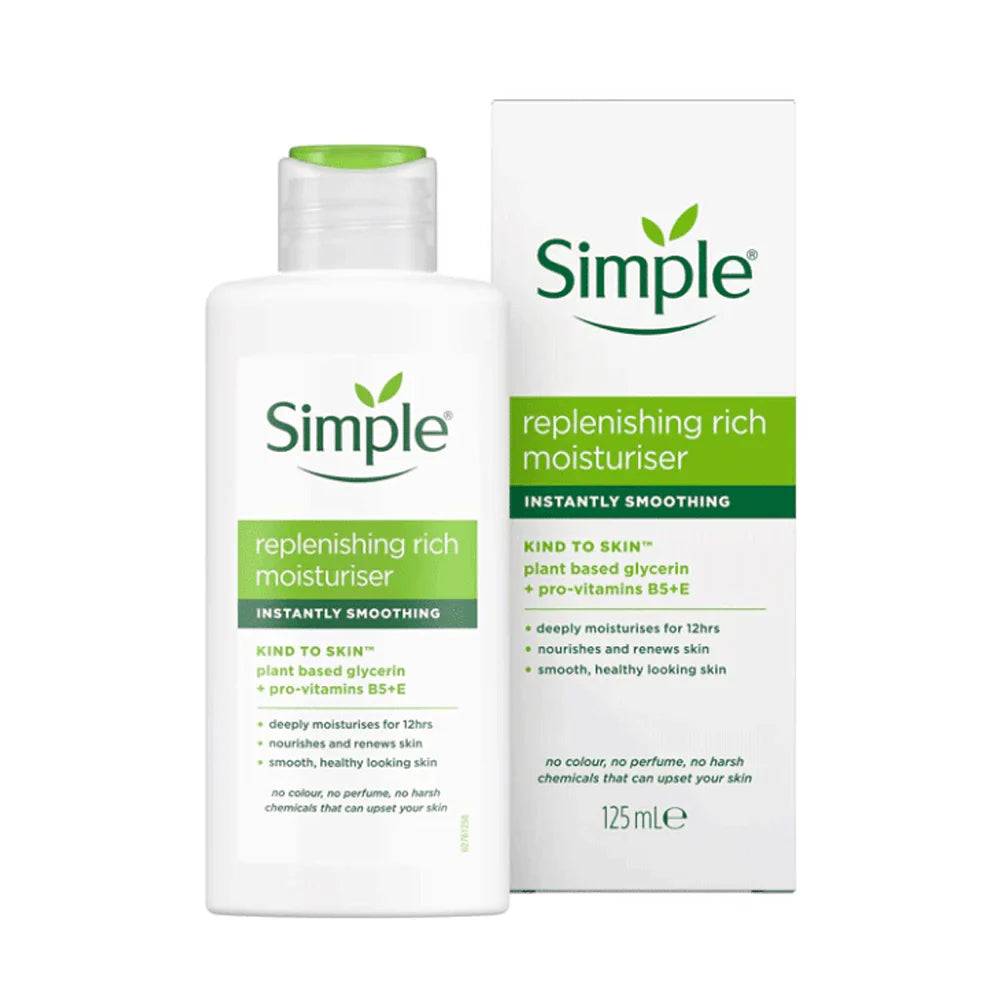 Simple Kind to Skin Replenishing Rich Moisturiser 125ml - Khayest
